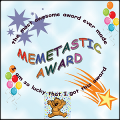 Memetastic blogging award